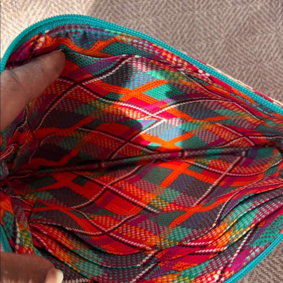 VERA BRADLEY Colorful Fruit printed Embroidered Clutch. - Picture 8 of 8